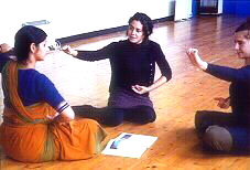 Anjana conducting w workshop in Glasgow